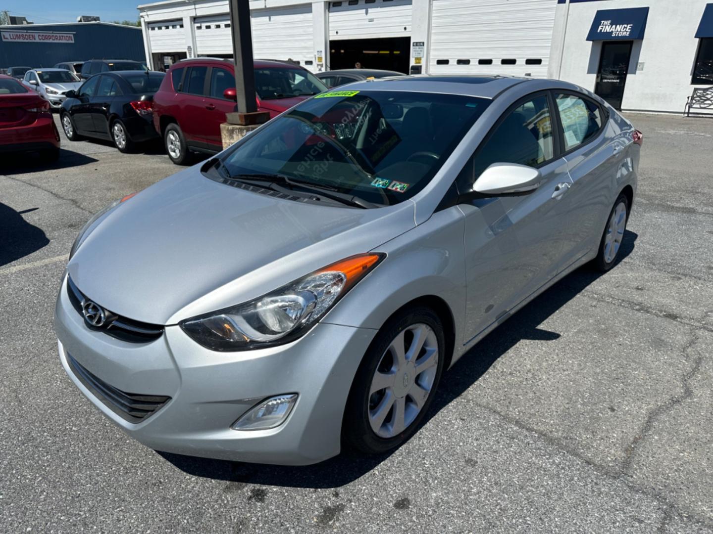 2013 SILVER Hyundai Elantra Limited (5NPDH4AE3DH) with an 1.8L L4 DOHC 16V engine, 6-Speed Automatic transmission, located at 1254 Manheim Pike, Lancaster, PA, 17601, (717) 393-9133, 40.062870, -76.323273 - Photo#0